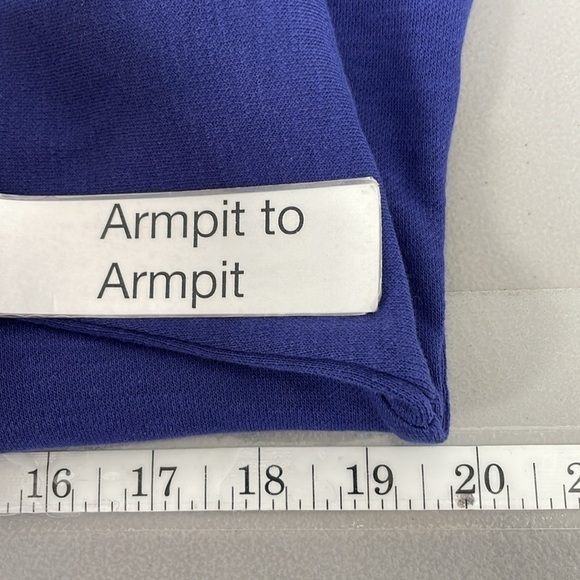 Soft Surroundings Top Women's Small Blue Long Sleeve Buttons Lace - Picture 14 of 17